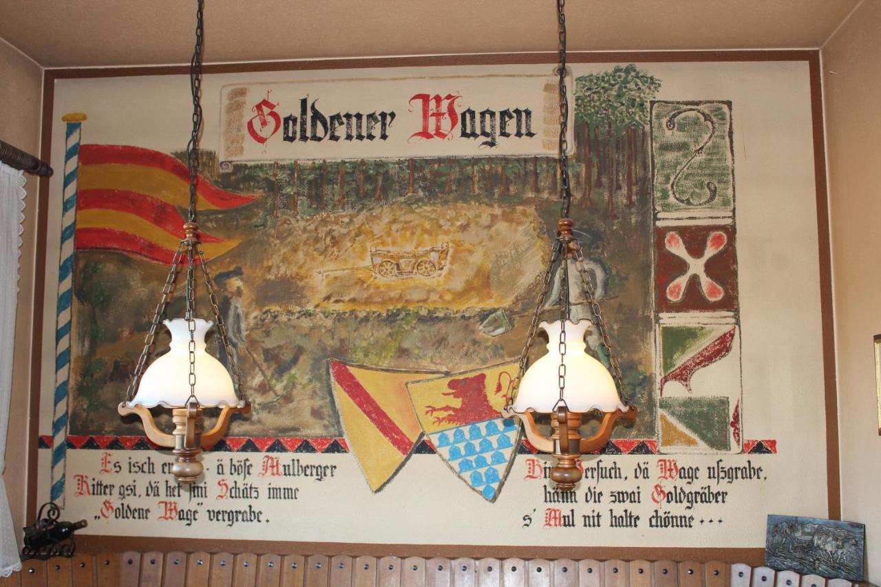 Hotel Zum Goldenen Wagen Maulburg Buitenkant foto